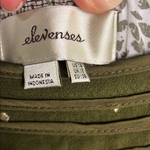 Antropolgie Elevenses Khaki pants size 4 - Picture 8 of 8